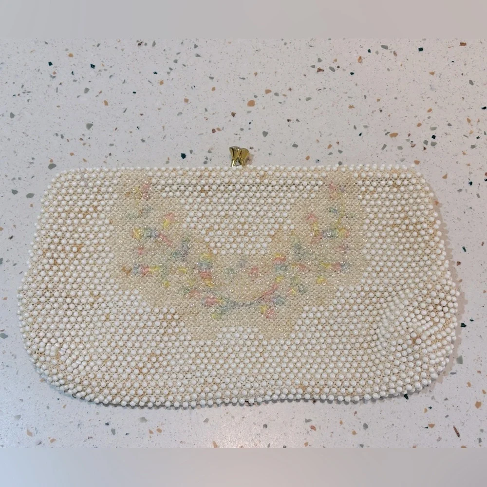 Butterfly Beaded Purse Handbag‎